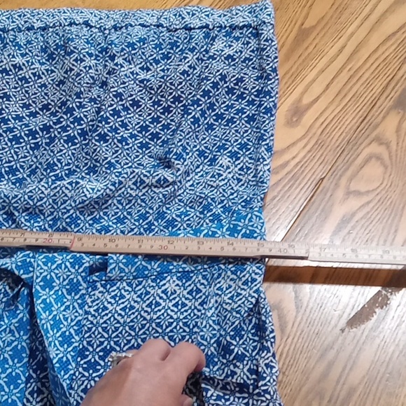 Diane Von Furstenberg  Womens 6 ROMPER Used BLUE Preowned SUMMER Strapless - Picture 7 of 12